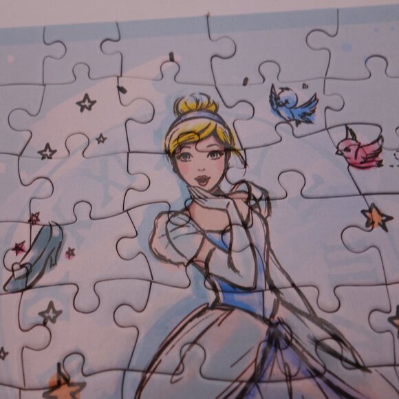 Disney Princess Cinderella 50 Piece Cardinal Puzzle(5 Inches x 7 Inches)00722AYB - Picture 10 of 16